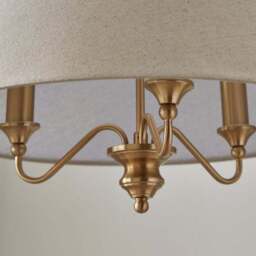 Enid 3 Light Adjustable Chandelier - thumbnail 4
