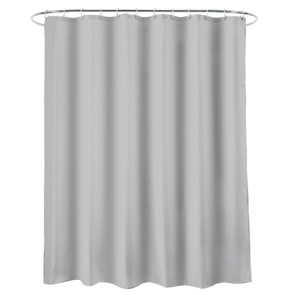 Silver Extra Long Shower Curtain - image 1