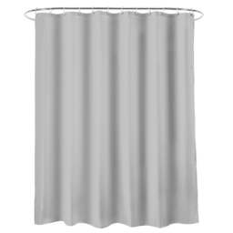 Silver Extra Long Shower Curtain