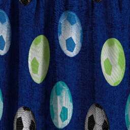 Catherine Lansfield Football Pencil Pleat Curtains - thumbnail 2