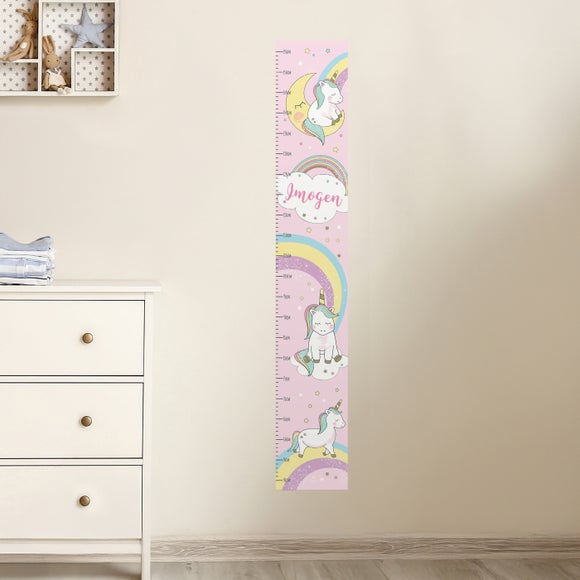 Personalised Baby Unicorn Height Chart - image 1