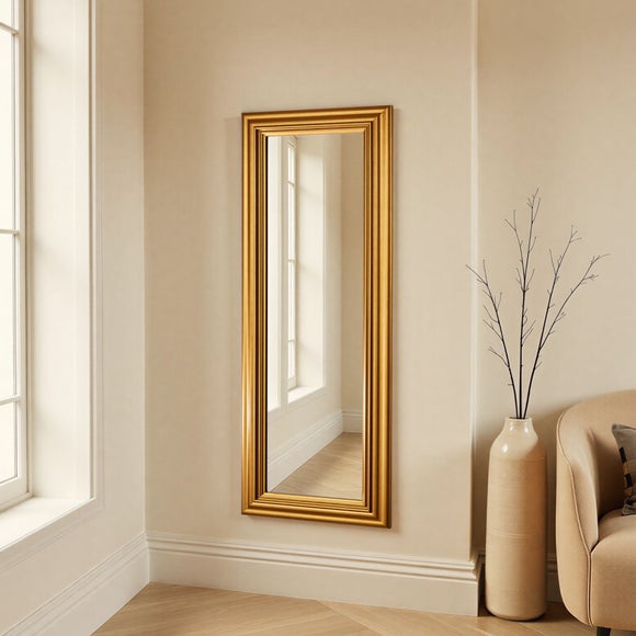 Yearn Contemporary Framed Bevelled Full Length Wall Mirror - image 1