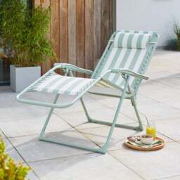 Helsinki Beatrice Striped Reclining Sun Lounger Chair - thumbnail 2