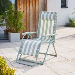 Helsinki Beatrice Striped Reclining Sun Lounger Chair - thumbnail 3