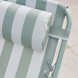 Helsinki Beatrice Striped Reclining Sun Lounger Chair - thumbnail 5