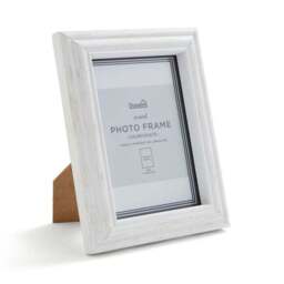 Churchgate Washed Wooden White Photo Frame - thumbnail 4