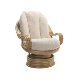 Desser Viola Rattan Laminated Swivel Rocking Chair - thumbnail 2