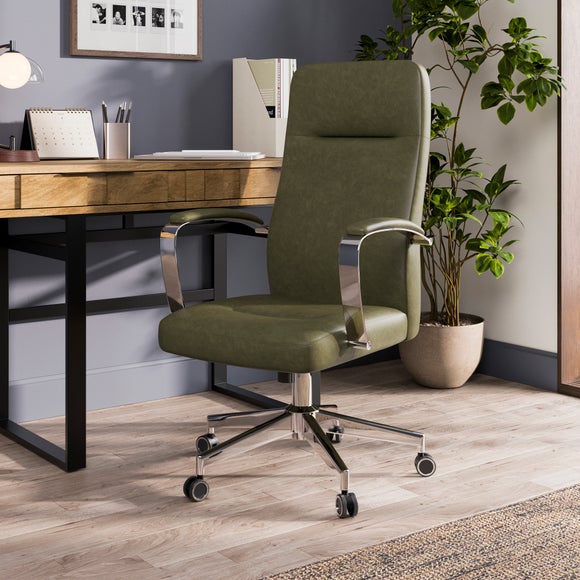 Alderton Faux Leather Office Chair - image 1