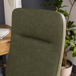 Alderton Faux Leather Office Chair - thumbnail 3