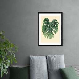 East End Prints Monstera Leaf Print - thumbnail 1