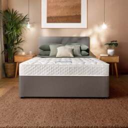 Silentnight Everyday Mattress, Paris Woven Headboard and Divan Set - thumbnail 2