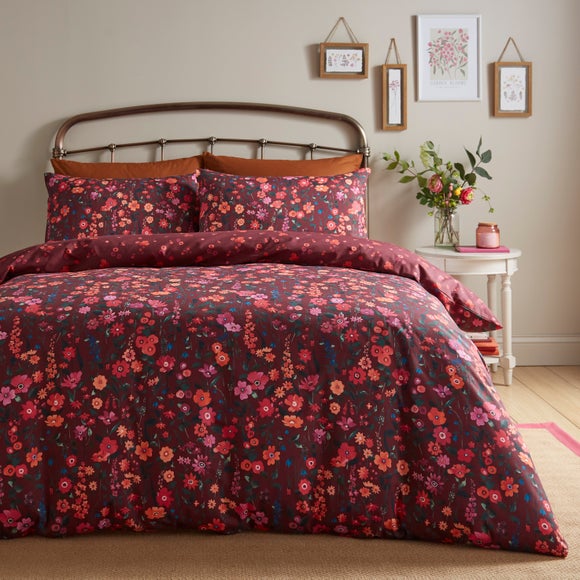 Meadow Floral Polycotton Duvet Cover & Pillowcase Set - image 1