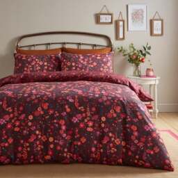 Meadow Floral Polycotton Duvet Cover & Pillowcase Set - thumbnail 1