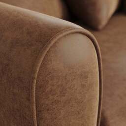 Blake Arizona Faux Leather 4 Seater Sofa - thumbnail 5