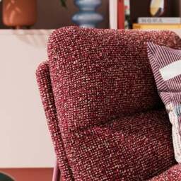 Elements Finn Textured Sherpa Occasional Armchair - thumbnail 3