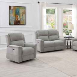 Dartmoor Chenille Power Recliner Chair - thumbnail 2