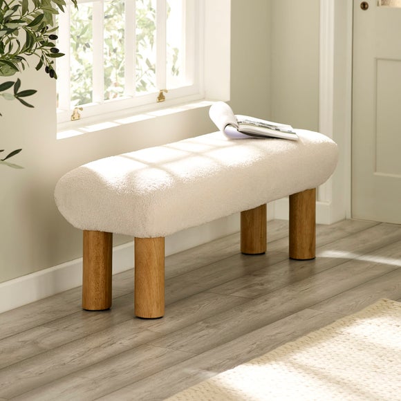 Freya Boucle Low Bench - image 1