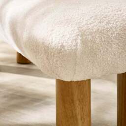 Freya Boucle Low Bench - thumbnail 4