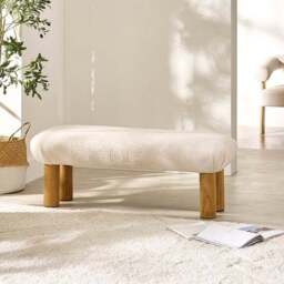 Freya Boucle Low Bench - thumbnail 2