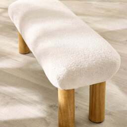Freya Boucle Low Bench - thumbnail 3