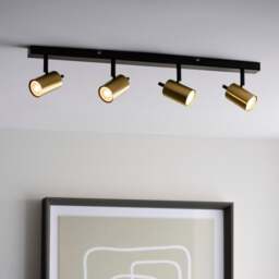 Carter 4 Light Semi Flush Spotlight Bar - thumbnail 1