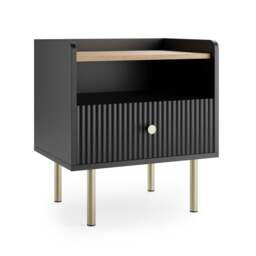 Georgi 1 Drawer Bedside Table - thumbnail 1