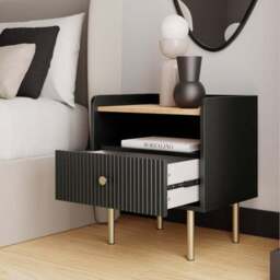 Georgi 1 Drawer Bedside Table - thumbnail 2