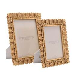 Impressions Rounded Leaf Resin Photo Frame - thumbnail 3