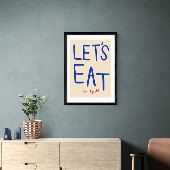 East End Prints Let's Eat Print by SimplyExtraJordanary - image 1