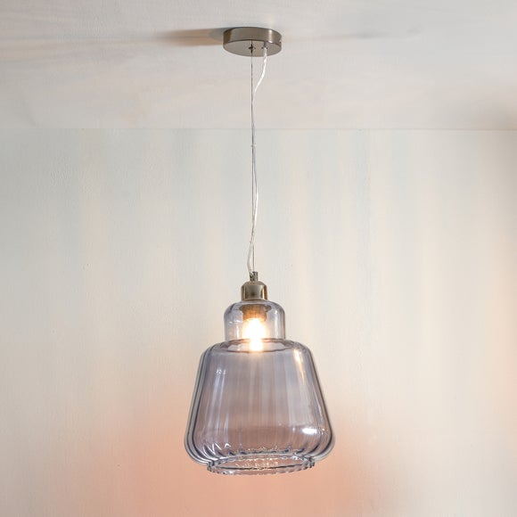 Porto Optic Glass Tapered Pendant Light - image 1