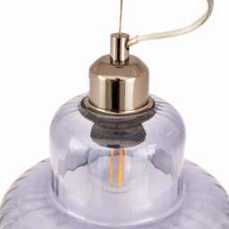 Porto Optic Glass Tapered Pendant Light - thumbnail 6