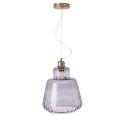 Porto Optic Glass Tapered Pendant Light - thumbnail 2