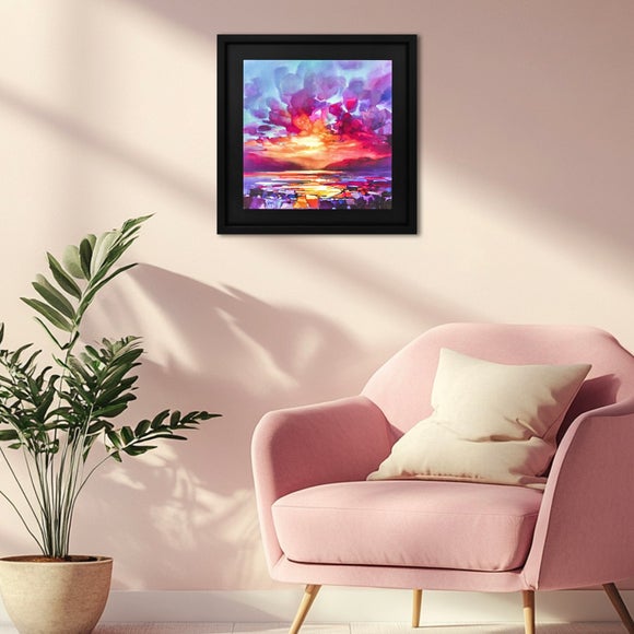 Diminuendo Clouds by Scott Naismith Framed Wooden Wall Art - image 1