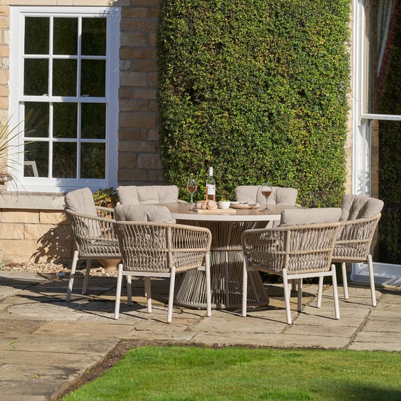 Pacific Lifestyle Martic Outdoor 6 Seater Dining Set - image 1