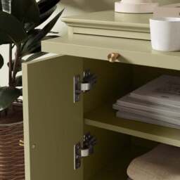 Ottilie 2 Door Bedside Table - thumbnail 4