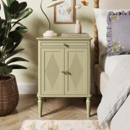 Ottilie 2 Door Bedside Table - thumbnail 1