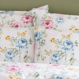 Cottage Floral Duvet Cover and Pillowcase Set - thumbnail 2