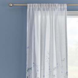 Nola Floral Sheer Slot Top Voile Panel - thumbnail 1