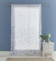 Nola Floral Sheer Slot Top Voile Panel - thumbnail 4