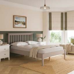Lynton Tapered Leg Bed Frame - thumbnail 1