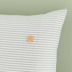 Khai Stripe Duvet Cover & Pillowcase Set - thumbnail 5