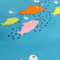 Sealife Multicoloured Single Fitted Sheet - thumbnail 2