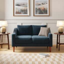 Hugo Velvet 2 Seater Sofa - thumbnail 1