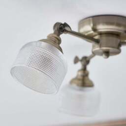 Amesbury Industrial 3 Light Semi Flush Ceiling Light - thumbnail 3