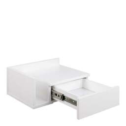 Furniture To Go Avignon 1 Drawer Wall Mounted Bedside Table with Shelf - thumbnail 6