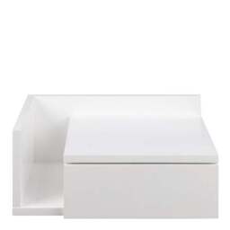 Furniture To Go Avignon 1 Drawer Wall Mounted Bedside Table with Shelf - thumbnail 4