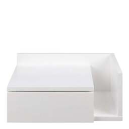 Furniture To Go Avignon 1 Drawer Wall Mounted Bedside Table with Shelf - thumbnail 3