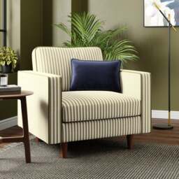 Zoe Linford Stripe Armchair - thumbnail 1