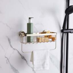 Lincoln Metal Screw Shower Caddy - thumbnail 1