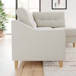 Baxter II Chenille Soft Texture Corner Chaise Sofa - thumbnail 3